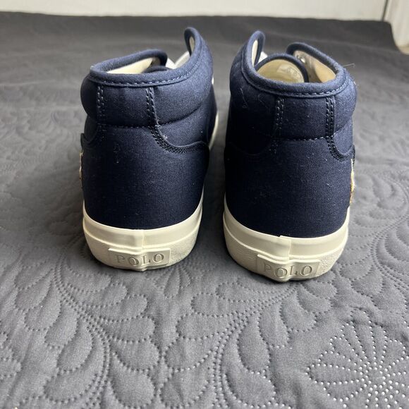 Polo Ralph Lauren Keaton Chukka  Sneaker Shoes Navy SZ 11.5 Casual Sporty NWOB main image 4